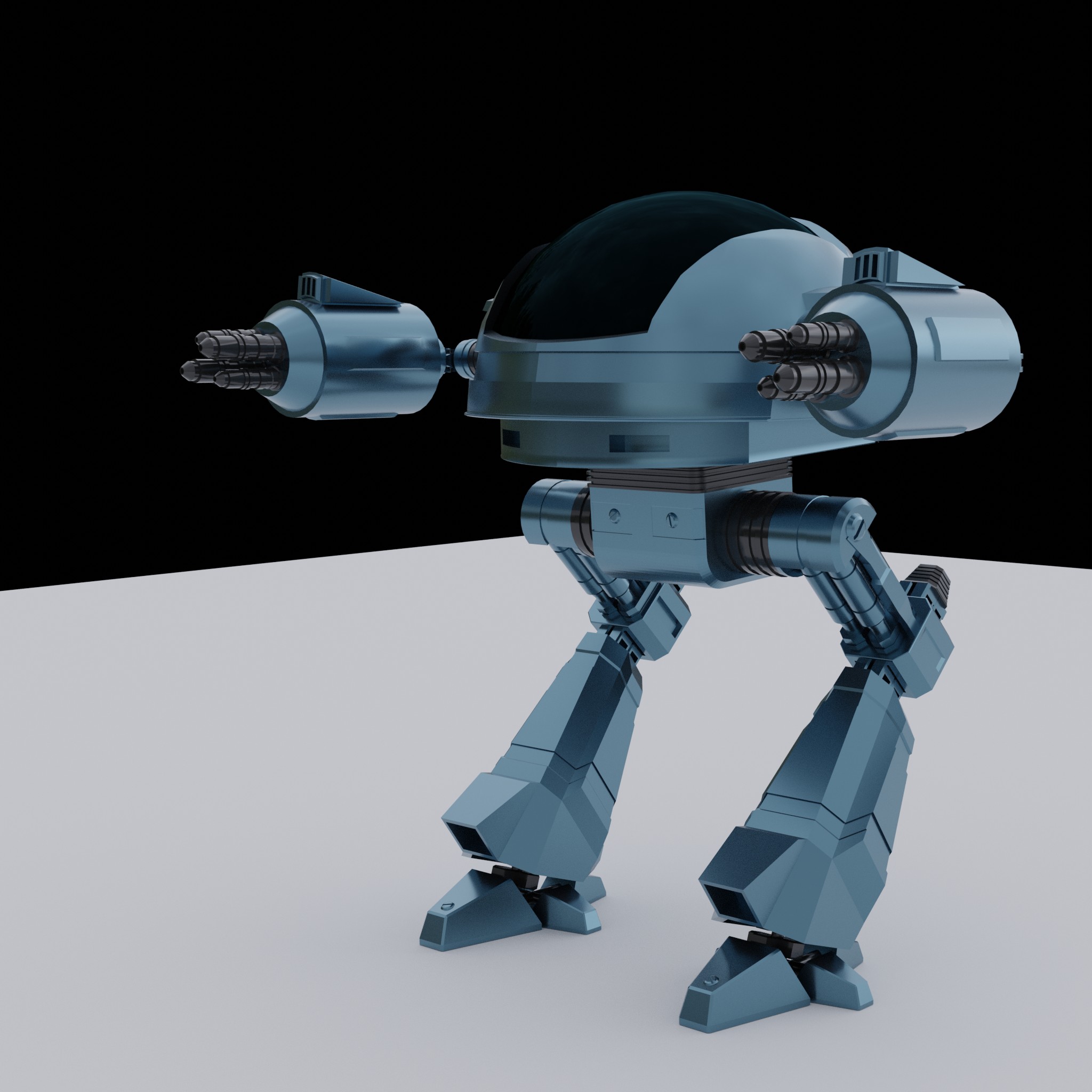 Simple Blueish Robot preview image 1